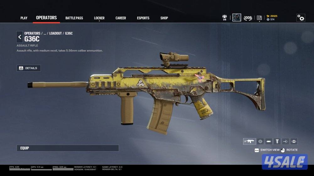 حساب رينبو نادر من 2016 ريمبو Rainbow six siege5