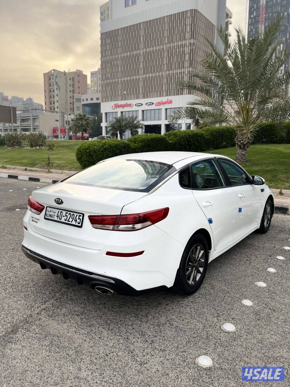 كيا اوبتيما موديل 2018 القصة الجديده صبغ وكالة 4 سلندر شرط الفحص3
