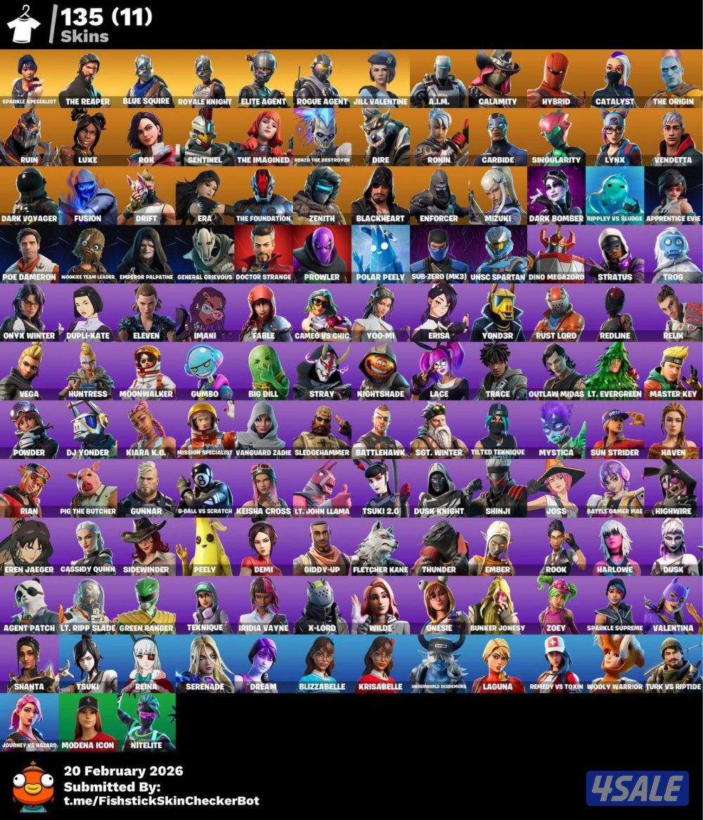 حساب فورت نايت نادرر0