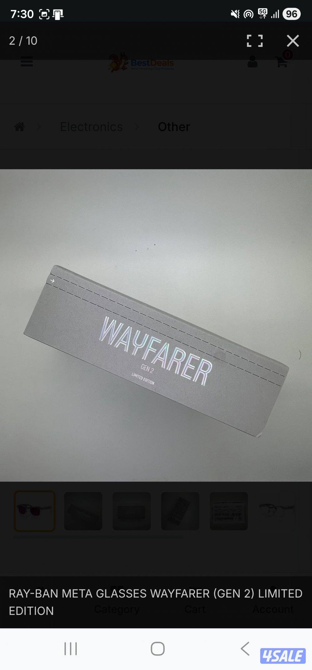 (NEW) RAY-BAN META GLASSES WAYFARER (GEN 2) LIMITED EDITION2