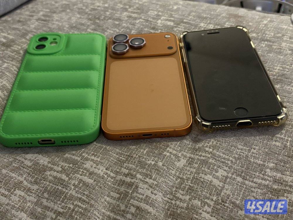 مجموعه ايفونات عدد 5 مستعملين كل شي واضح1