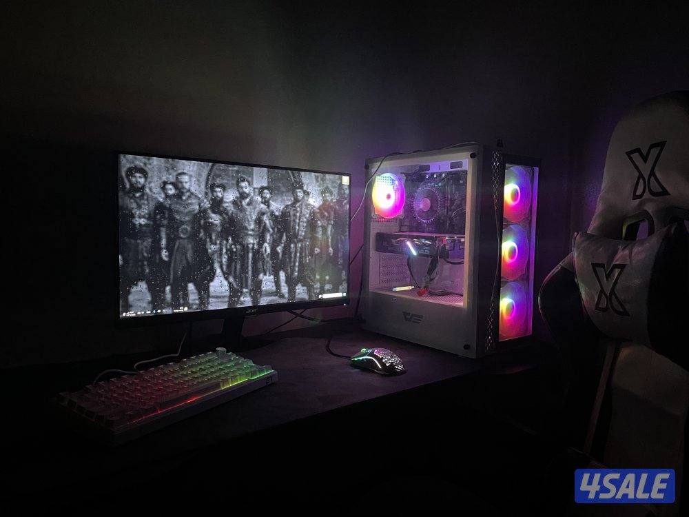 للبيع بي سي RTX 2060 بكامل ملحقاته0