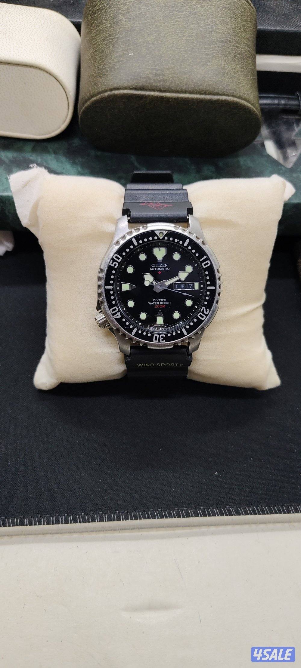 CITIZEN ProMaster Diver 200M Watch 42mm Automatic Day-Date Men's Black1