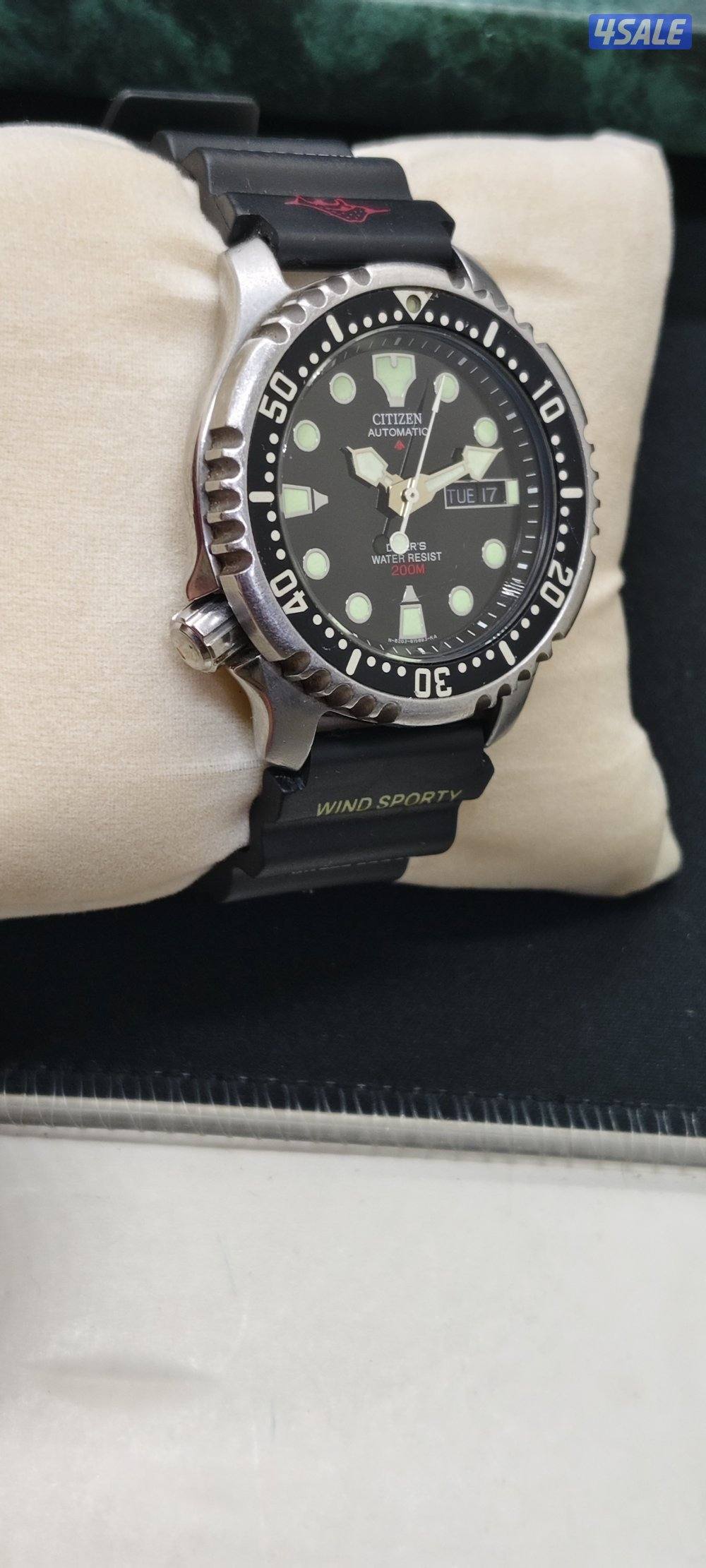 CITIZEN ProMaster Diver 200M Watch 42mm Automatic Day-Date Men's Black3