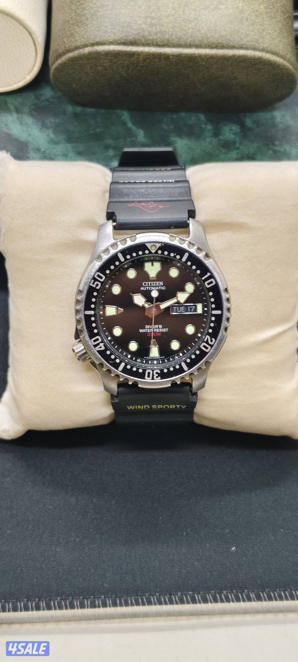 CITIZEN ProMaster Diver 200M Watch 42mm Automatic Day-Date Men's Black6