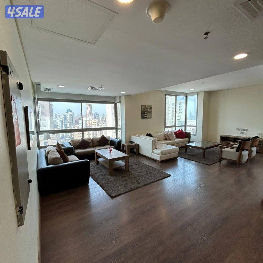 دوبلكس إطلالة بحرية مفروش للإيجار في السالمية0