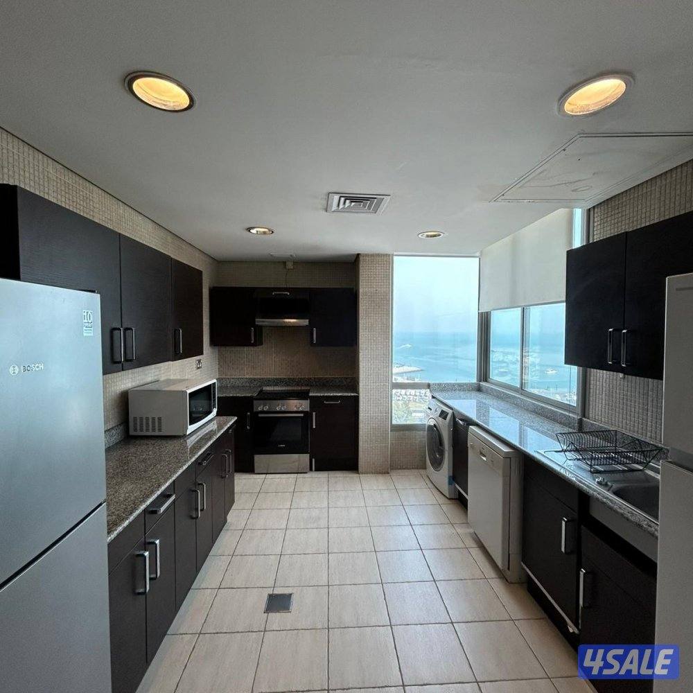 دوبلكس إطلالة بحرية مفروش للإيجار في السالمية5