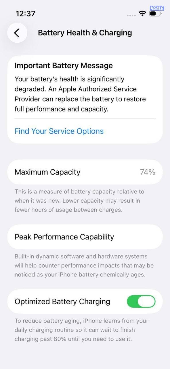 ايفون 13 ميني – 128 جيجا – أزرق – نسبة البطارية 74% – مستعمل نظيف10
