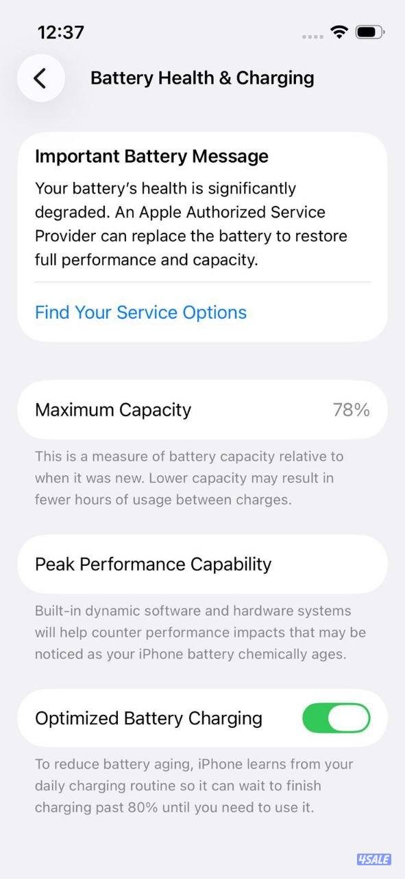 ايفون 13 ميني – 128 جيجا – أخضر – نسبة البطارية 78% – مستعمل نظيف10