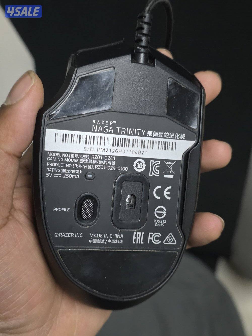 للبيع سماعة وماوس وكيبورد قيمنق ريزر3