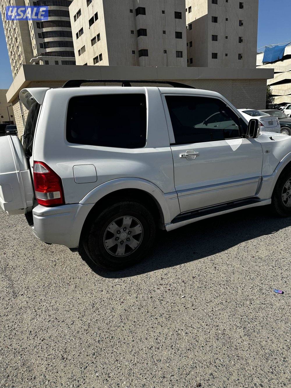 للبيع باجيرو سبورت دبل جير تيبترونك صبغ المصنع فتحة سقف لون ابيض ثلجي4