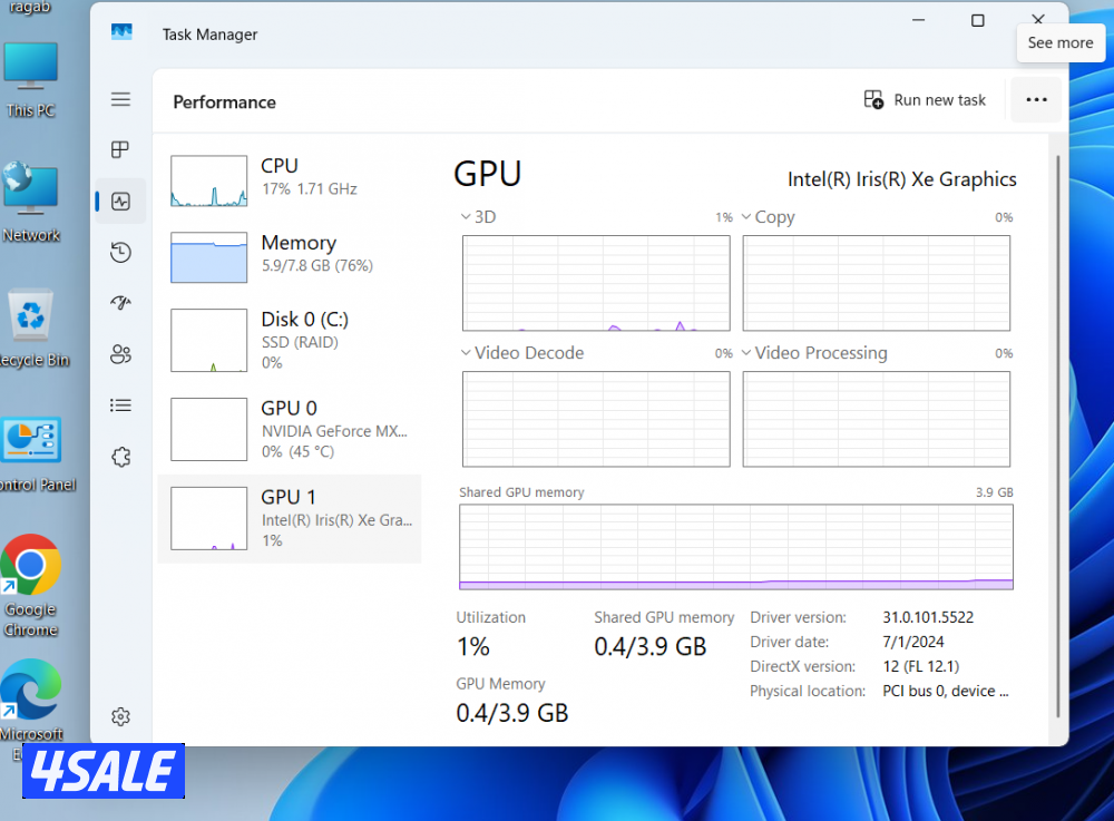 Laptop lenovo ideapad 3 i5 11th-gen2
