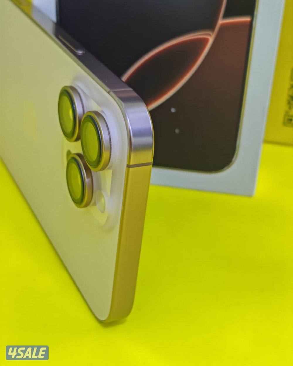 ايفون 16 برو ماكس 256 جيجا تيتانيوم صحراوي البطارية 92% مستعمل كالجديد2