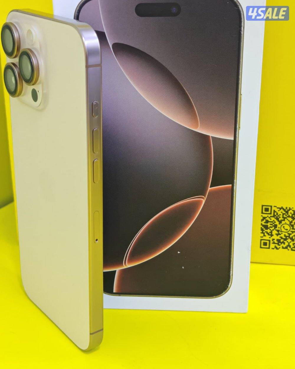 ايفون 16 برو ماكس 256 جيجا تيتانيوم صحراوي البطارية 92% مستعمل كالجديد6