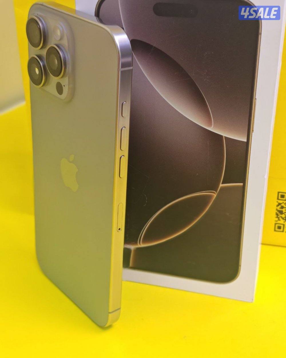 ايفون 16 برو ماكس 256 جيجا تيتانيوم طبيعي البطارية 94% مستعمل كالجديد5