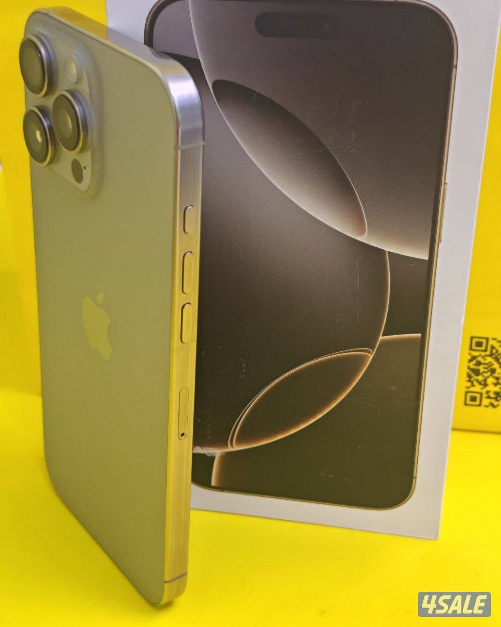 ايفون 16 برو ماكس 256 جيجا تيتانيوم طبيعي البطارية 94% مستعمل كالجديد6