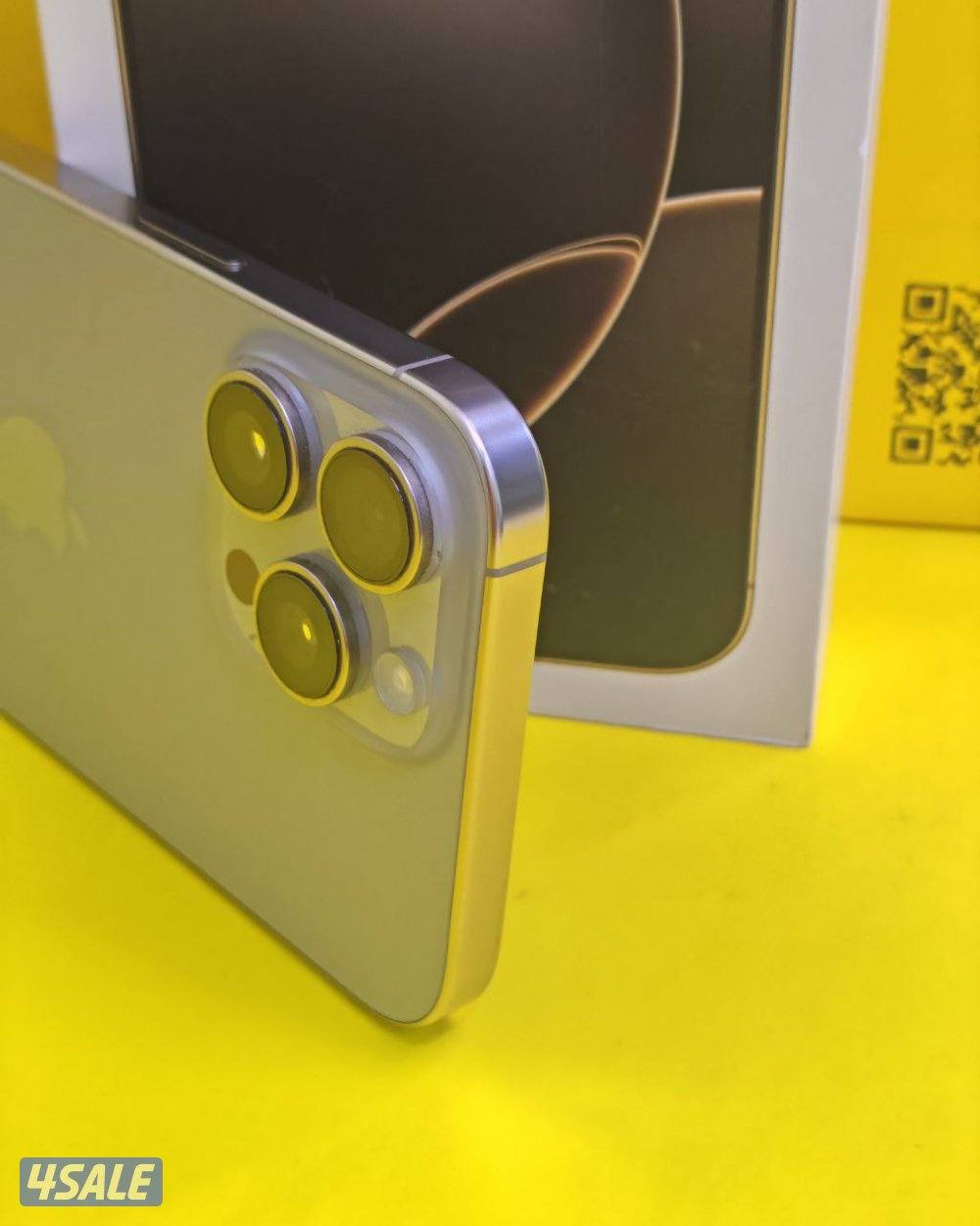 ايفون 16 برو ماكس 256 جيجا تيتانيوم طبيعي البطارية 94% مستعمل كالجديد9