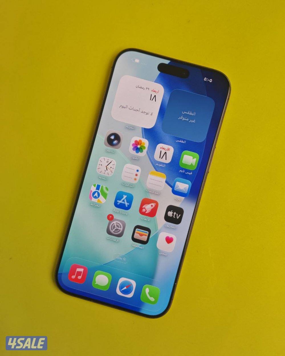 ايفون 16 برو ماكس 1 تيرا تيتانيوم صحراوي البطارية 91% – مستعمل كالجديد2