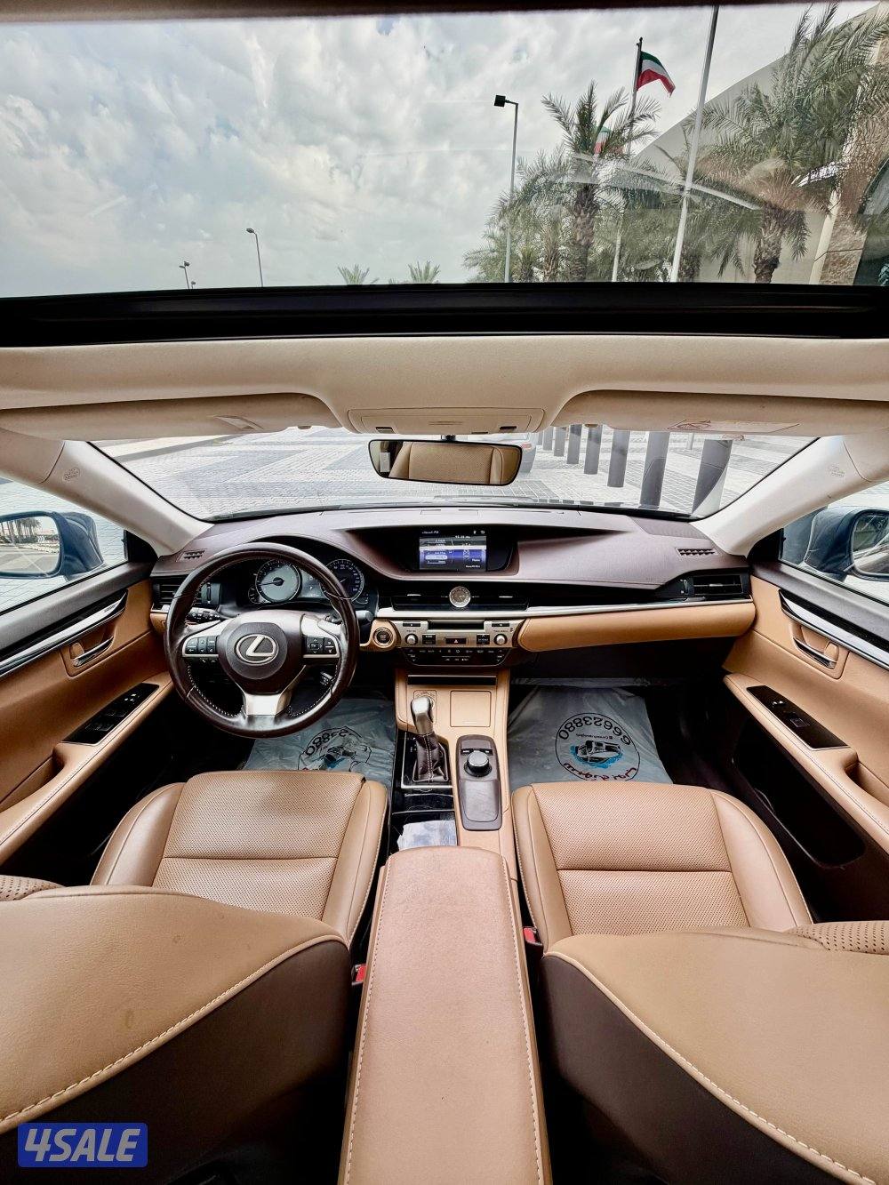 لكزسES250 موديل ٢٠١٧ ماشي ١١٩ الف شرط الفحص10