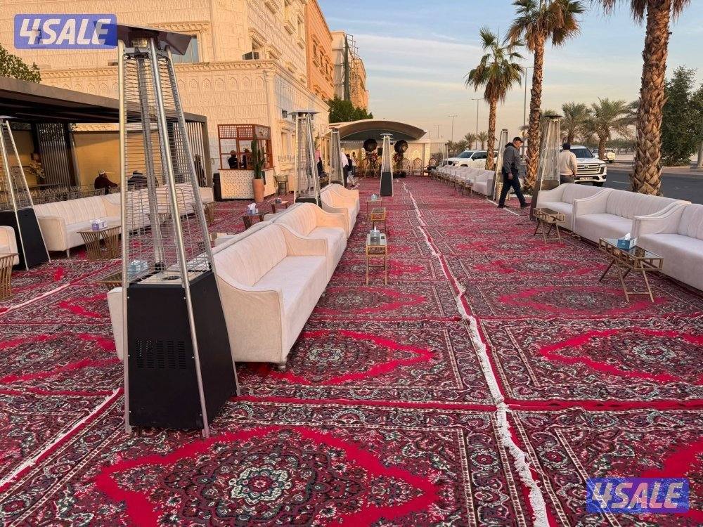 مكتب تجهيز حفلات تاجير كراسي وطاولات تاجير زينه عرس وخيم كنب امريكي كن0
