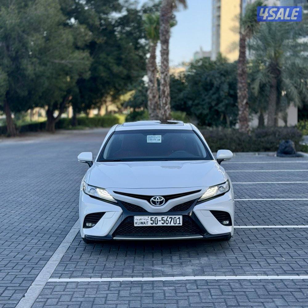 تويوتا CAMRY SE V6 موديل 2018 صبغ الوكالة  عداد 74 الف سيرفس منتظم1