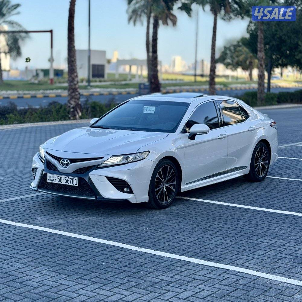تويوتا CAMRY SE V6 موديل 2018 صبغ الوكالة  عداد 74 الف سيرفس منتظم2