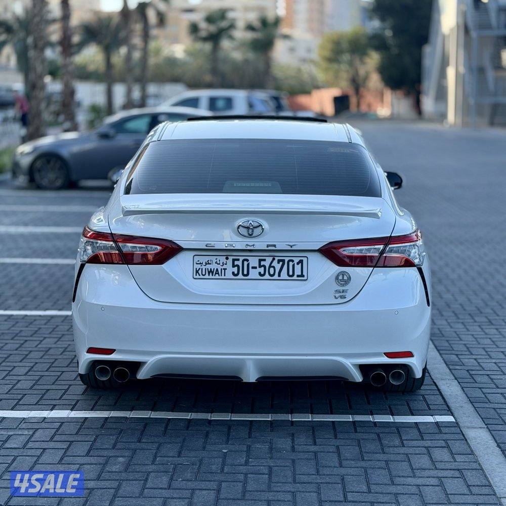 تويوتا CAMRY SE V6 موديل 2018 صبغ الوكالة  عداد 74 الف سيرفس منتظم4