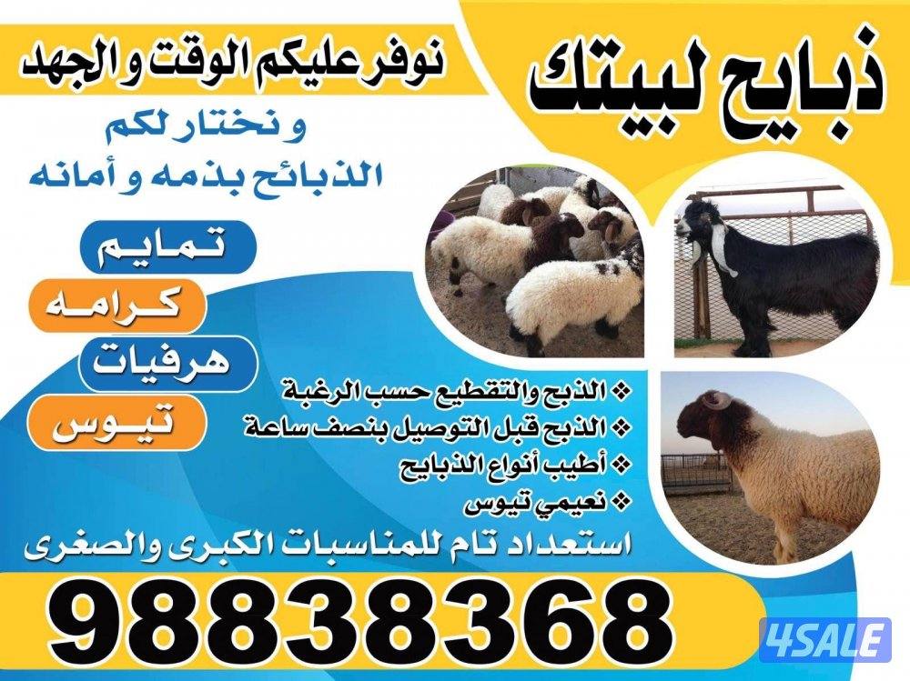 للبيع ذبايح طيبه شفالي ونعمي0