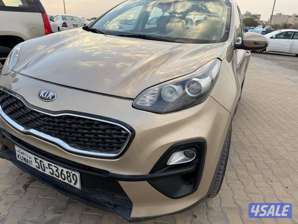 كيا سبورتاج للبيع ذهبي فحص مكينه قير شاصي ماشي 255  دبل قير2