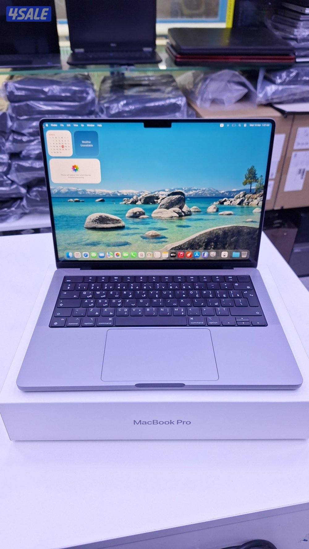 للبيع  Mac Pro M1 14-inch بحالة ممتازة جدًا كالجديد2