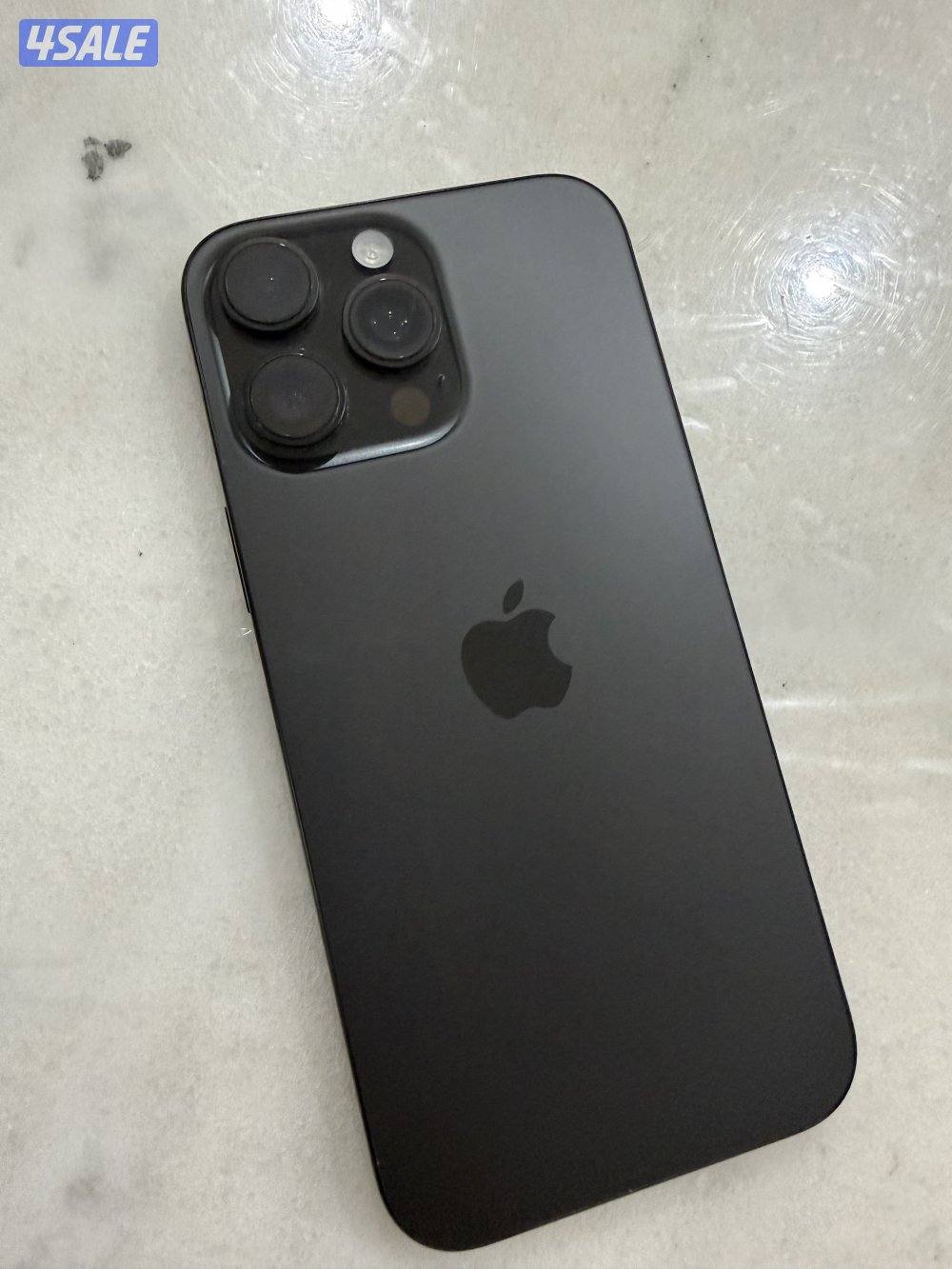 iPhone 16 Pro Max 1TB أسود، بطارية 94٪، مع العلبة،0