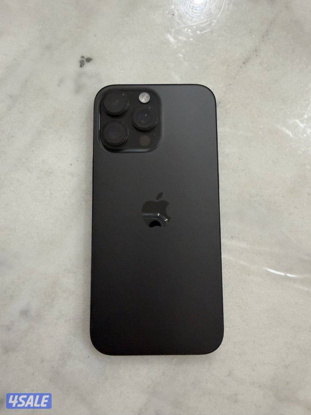 iPhone 16 Pro Max 1TB أسود، بطارية 94٪، مع العلبة،1