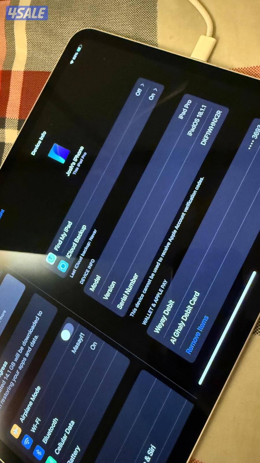 ipad pro m4 11inch 5th gen + iphone 131