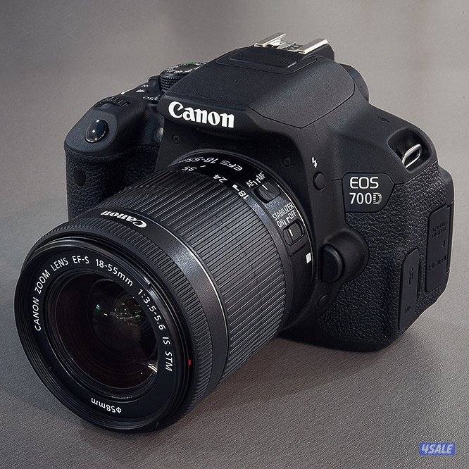 Canon700D + lens 18-55 mm1
