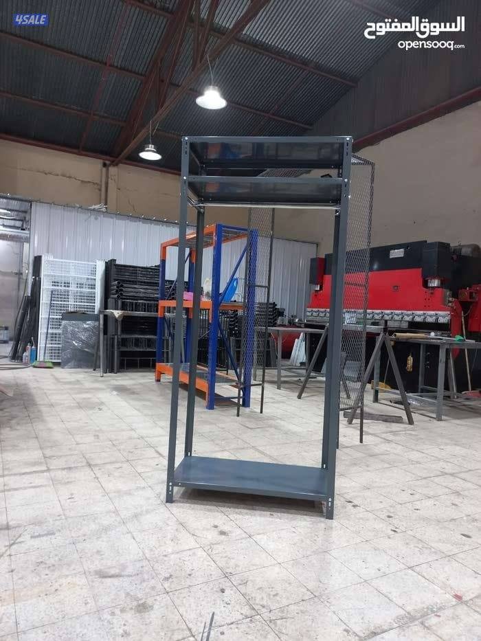 ارفف تخزين معدني وسراير معدني1