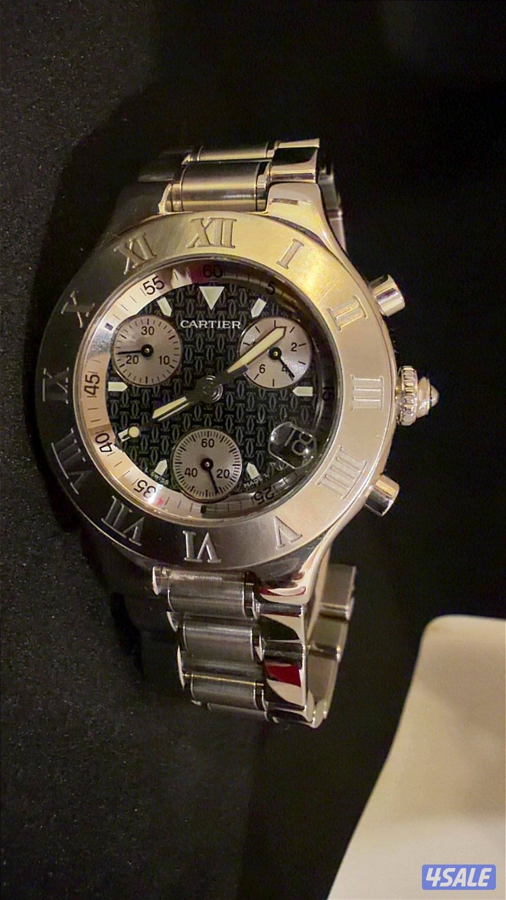 Cartier must chronograph 38”1