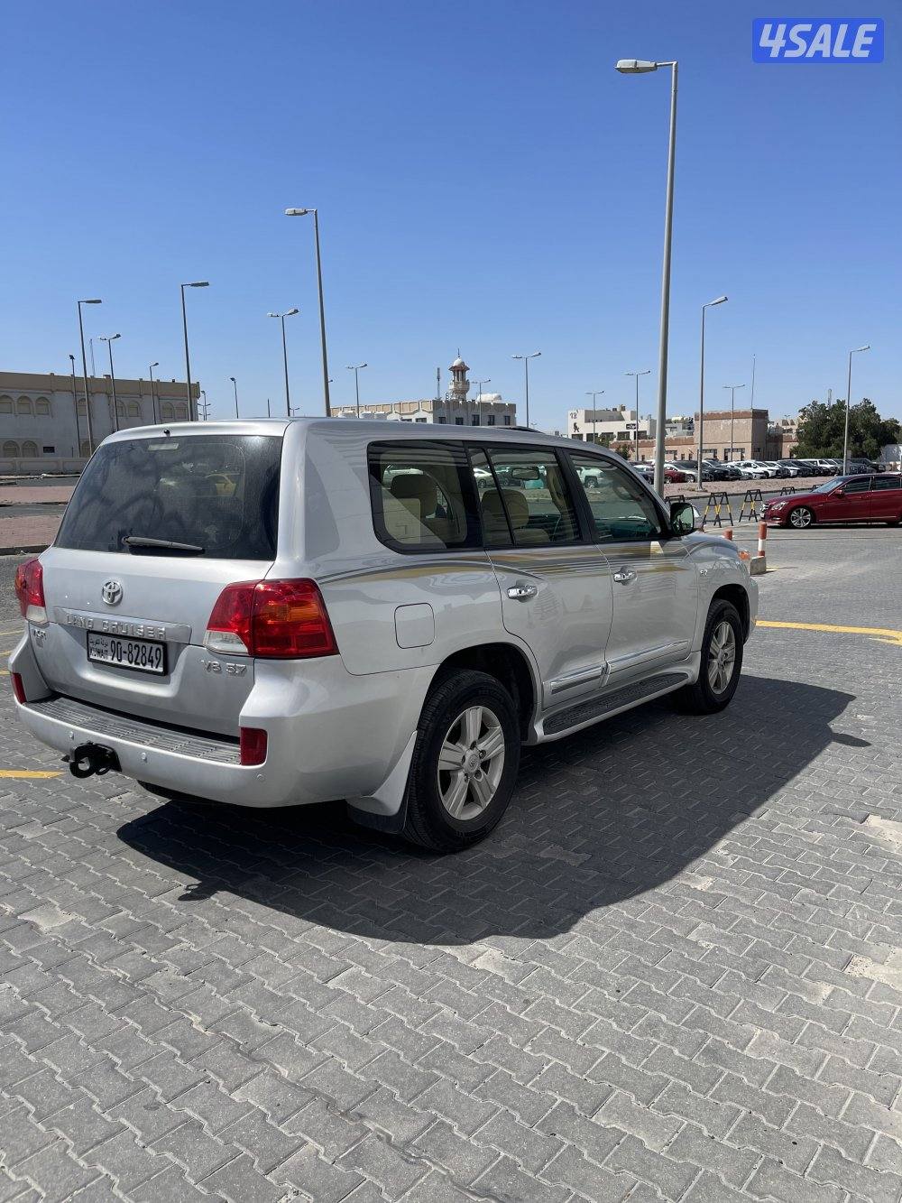 لاند كروز VXR وارد قطر صبغ الوكاله شرط الفحص2