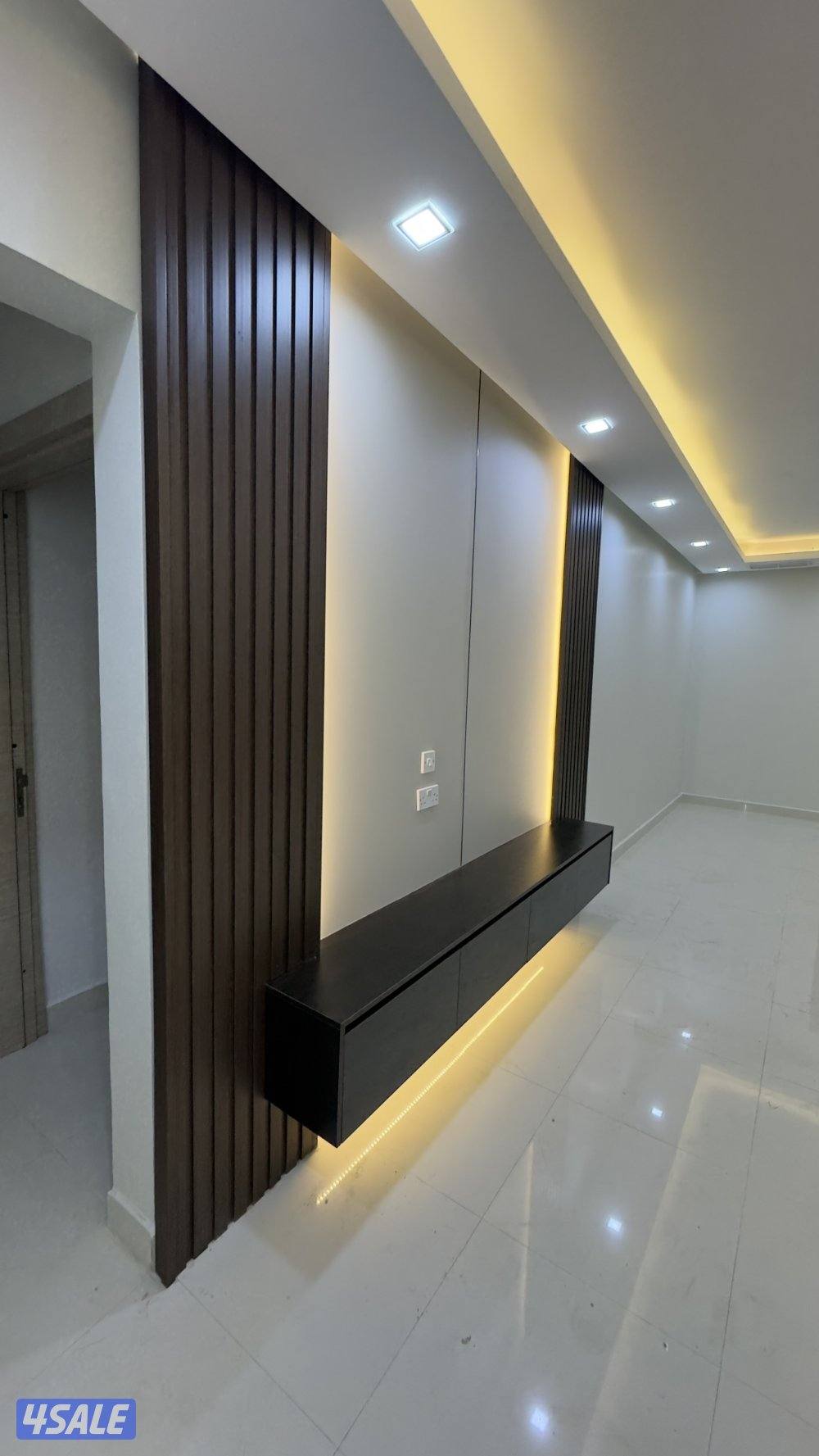 جميع أنواع الديكورات الحديثه وتركيب ورق الجدران وتركيب بديل الخشب2