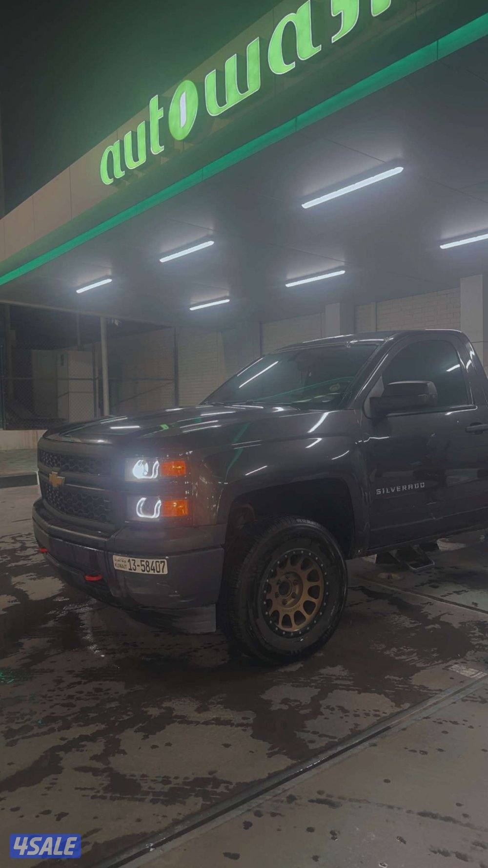 للبيع سلفرادو موديل 2015 ماشي 245 شرط الفحص قير مكينة شاصي0