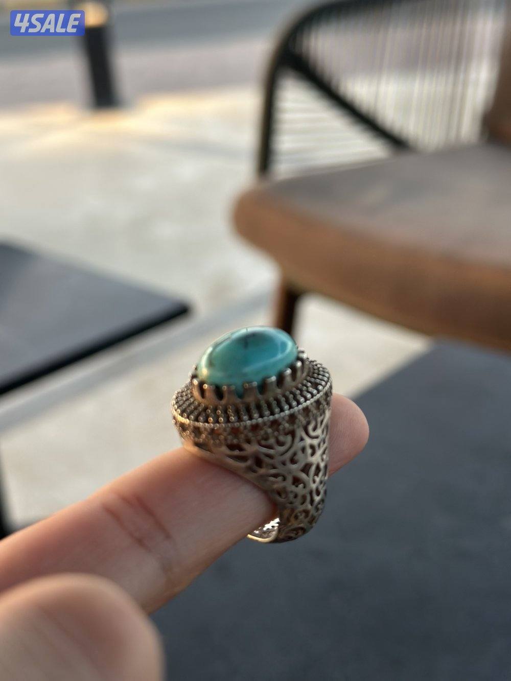 للبيع خواتم فيروز صياغات مميزه وفضه ثقيله نوادر الواحد ب ٣٠1