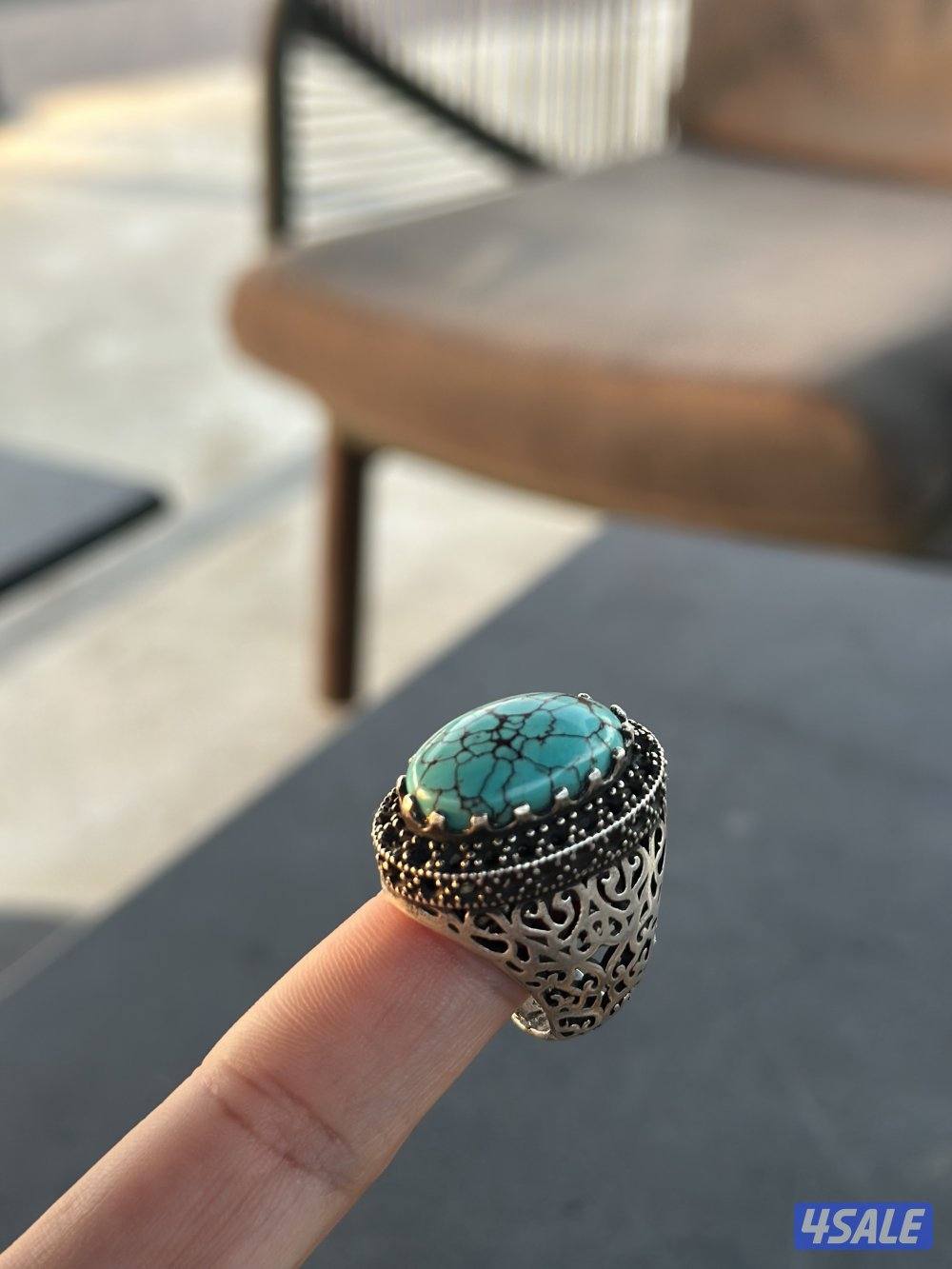 للبيع خواتم فيروز صياغات مميزه وفضه ثقيله نوادر الواحد ب ٣٠3