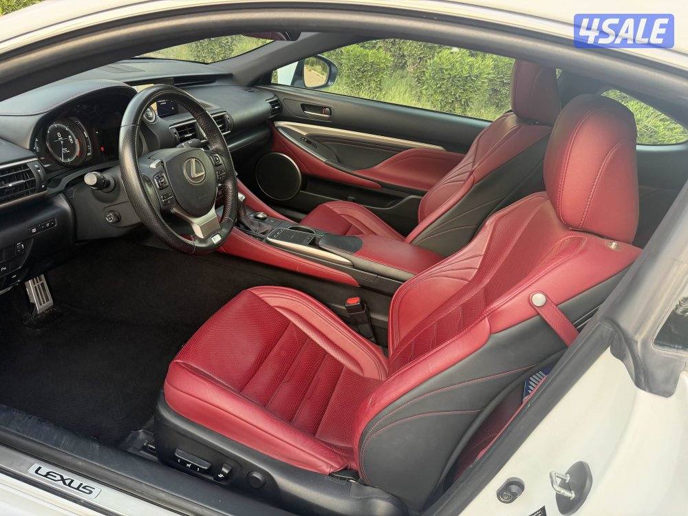 لكزس RC350 F Sport ماشي 100 صبغ الوكاله بحالة الوكالة7
