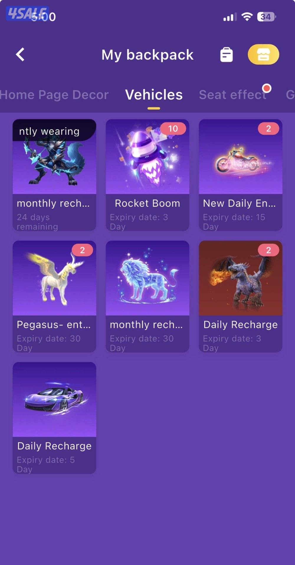 للبيع حساب PARTY STAR , بارتي ستار4