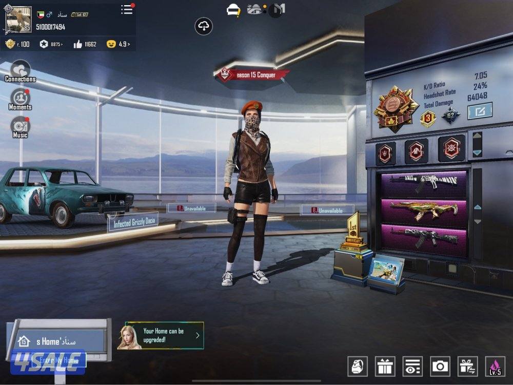 حساب ببجي للبيع2