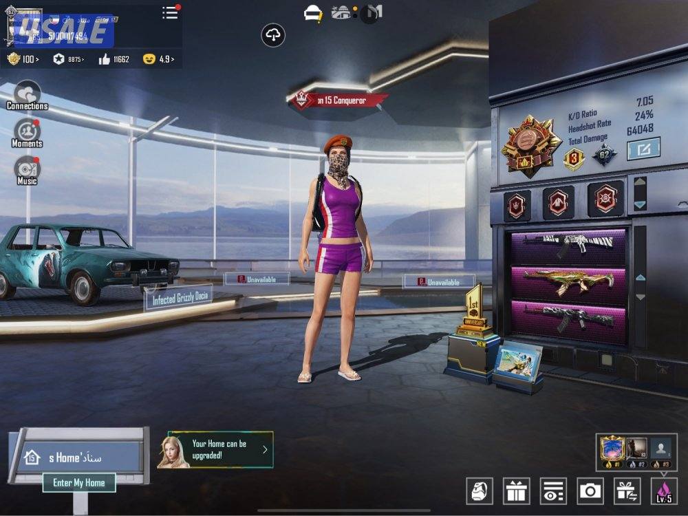 حساب ببجي للبيع1