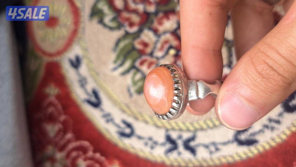 خواتم فضة عقيق يماني وسليماني فضة ثقيلة وصاحية الي ياخذهم مع بعض 404