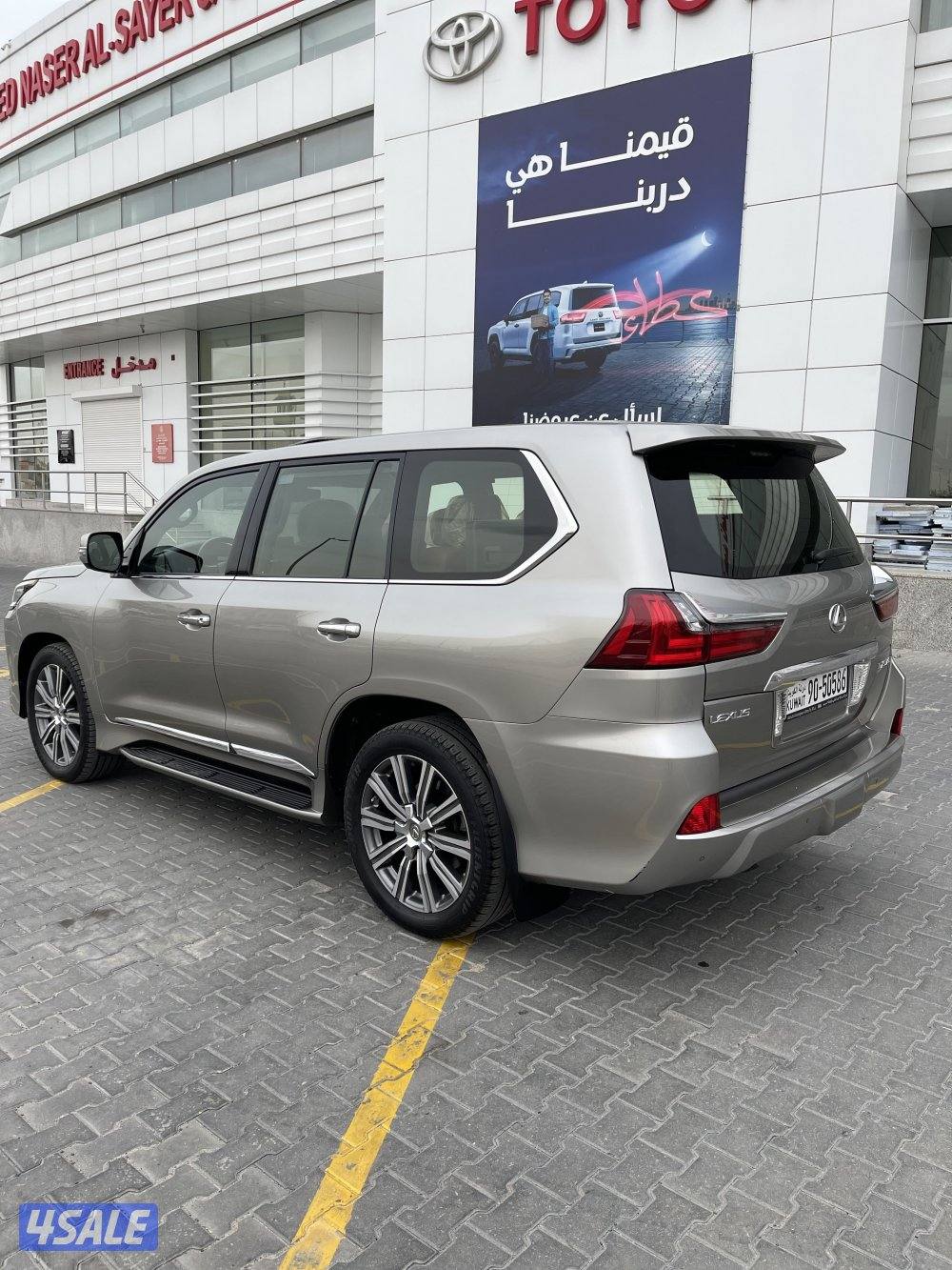 لكزس LX570 وارد قطر صبغ الوكاله شرط الفحص بل كامل3
