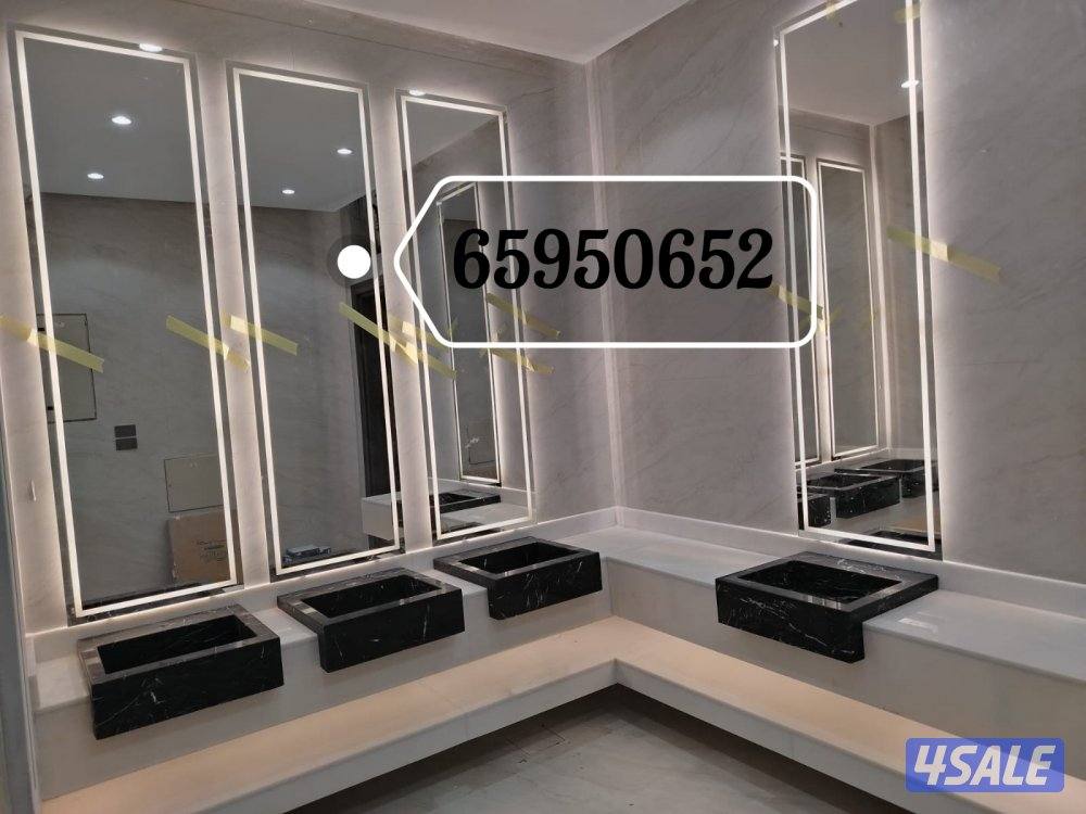 مغاسل رخام صناعي وطبيعي وطاولات اسعار ممتازه وجوده وسرعه تركيب1