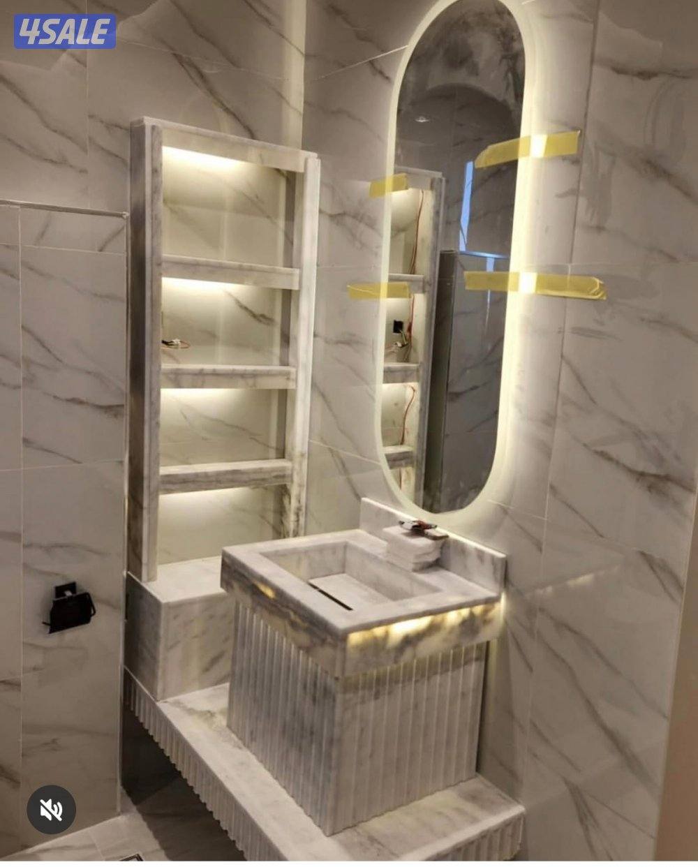 مغاسل رخام صناعي وطبيعي وطاولات اسعار ممتازه وجوده وسرعه تركيب9