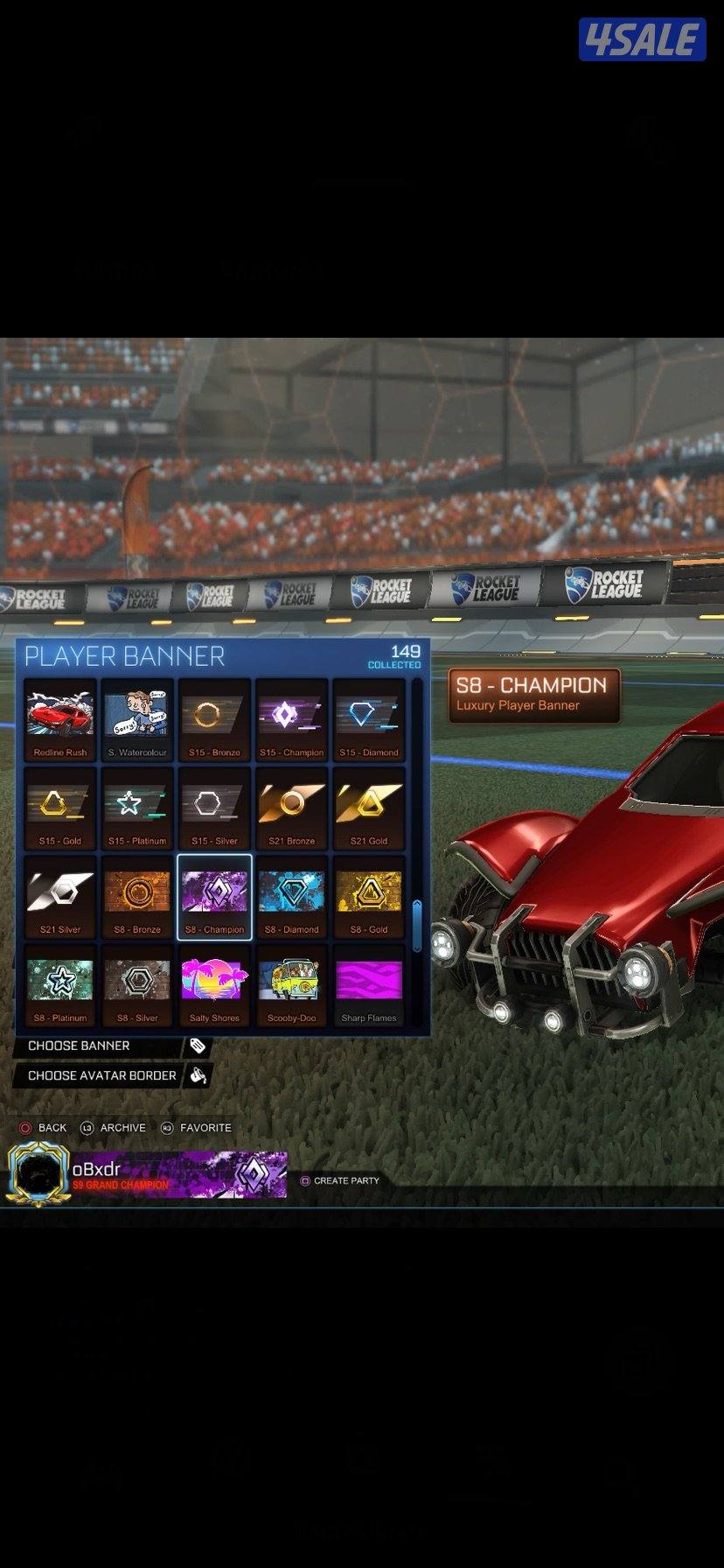 rocket league account حساب روكت ليق سعره حيل مناسب3